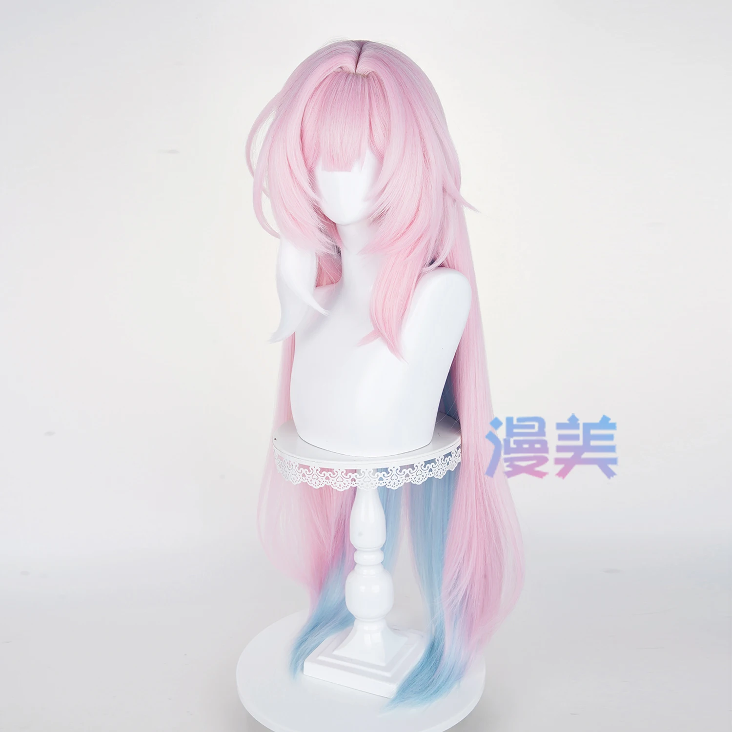 هونكاي: ستار السكك الحديدية سيرين شعر مستعار تأثيري 2nd شكل سيرين شعر مستعار تأثيري الوردي شعر مستعار طويل سيرين دور اللعب الشعر للنساء الكبار فتاة الدعامة