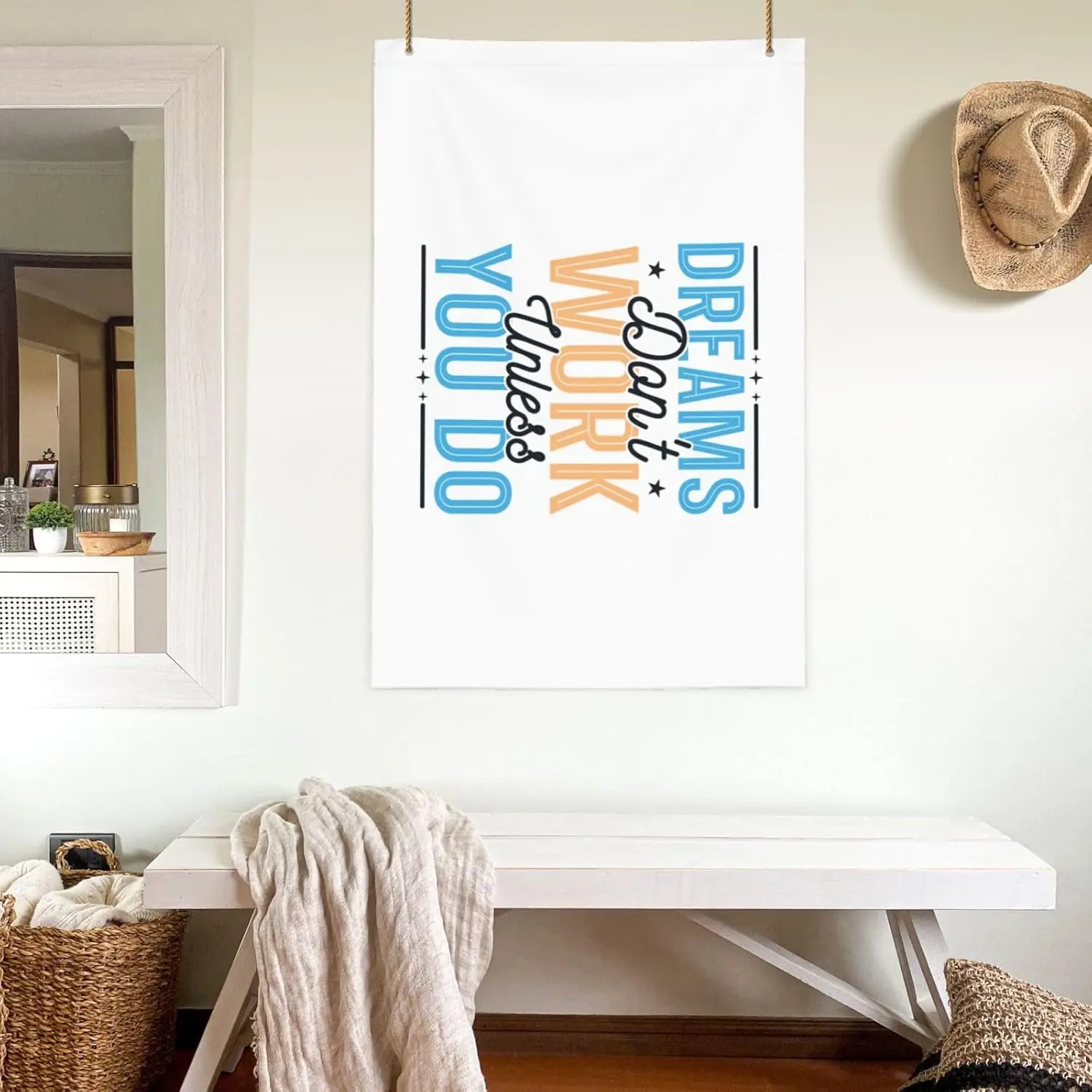 Flagicts 100% Polyester Dreams Don't Work Unless You Do Inspirational Flags