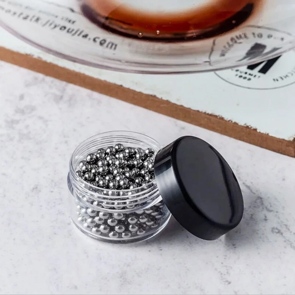 

300Pcs 4mm Stainless Steel Decanter Cleaning Balls Household Cleaning Tools for Wine Decanter Cleaning Beads