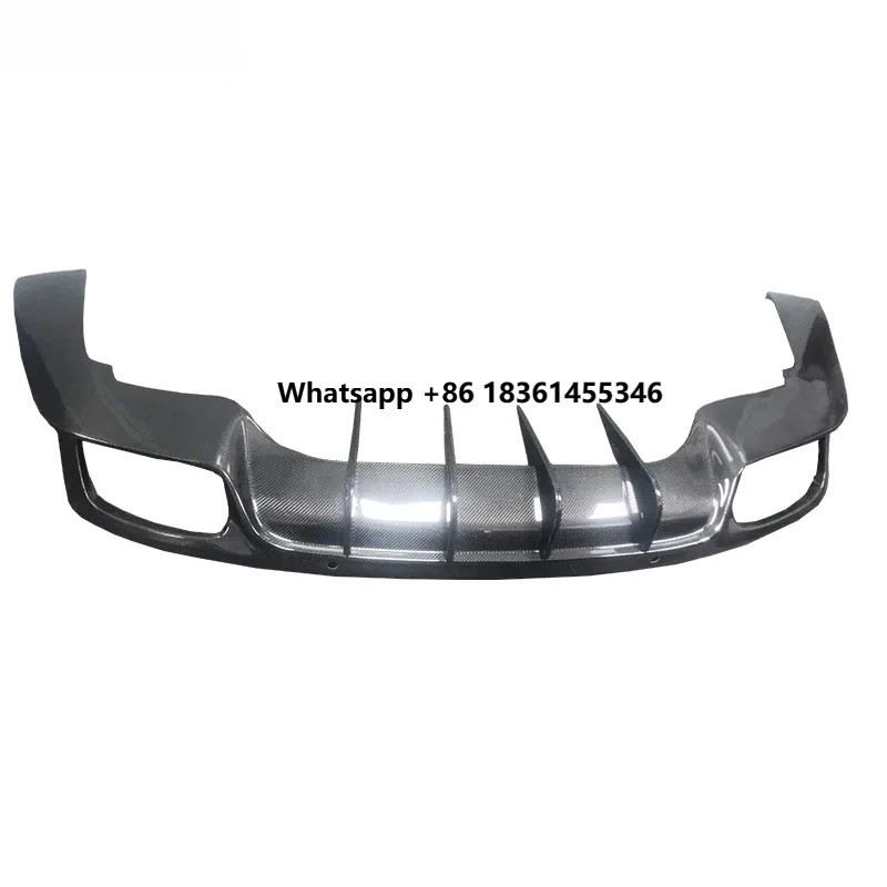 

For 2017-2019 Style Car Exterior Modification Parts Carbon Fiber Rear Bumper Diffuser Lip Spoiler