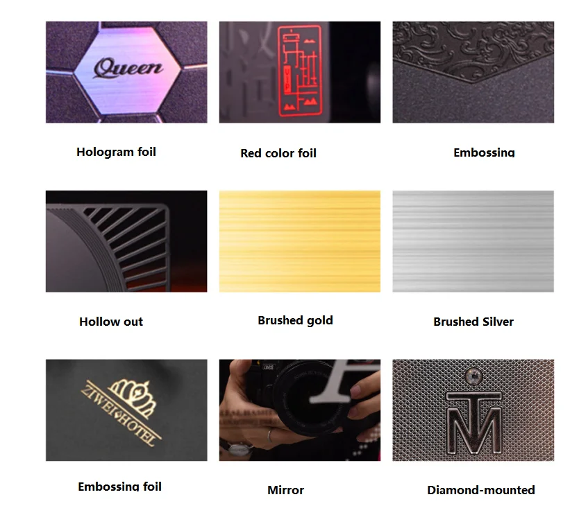 Customized query Hight Quality Professional Custom Printed Luxury Metal Card Blank Stainless Steel Mirror Metal Business Card fo