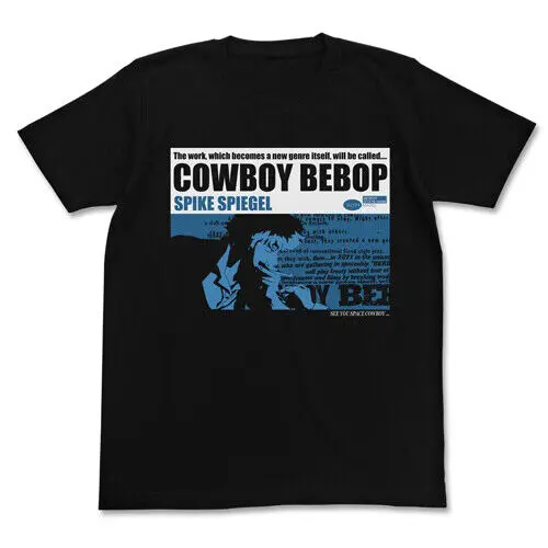 

Presale Cowboy Bebop Spike Spiegel T-shirt Black Unisex Japan Limited Cosplay