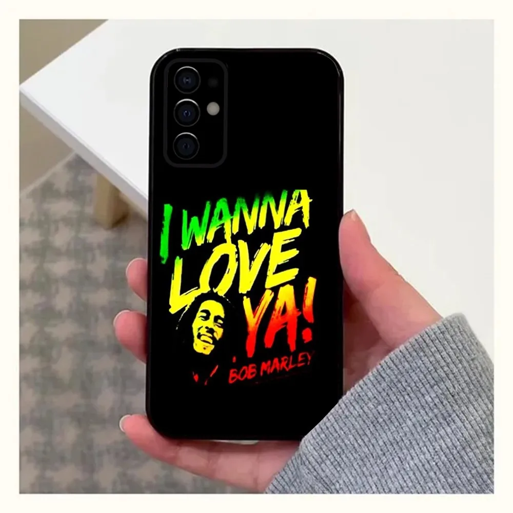 Bob Marley Rasta Lion Phone Case For Samsung S24,S21,S22,S23,S30,Ultra,S20,Plus,Fe,Lite,Note,10,9,5G Black Soft Cover