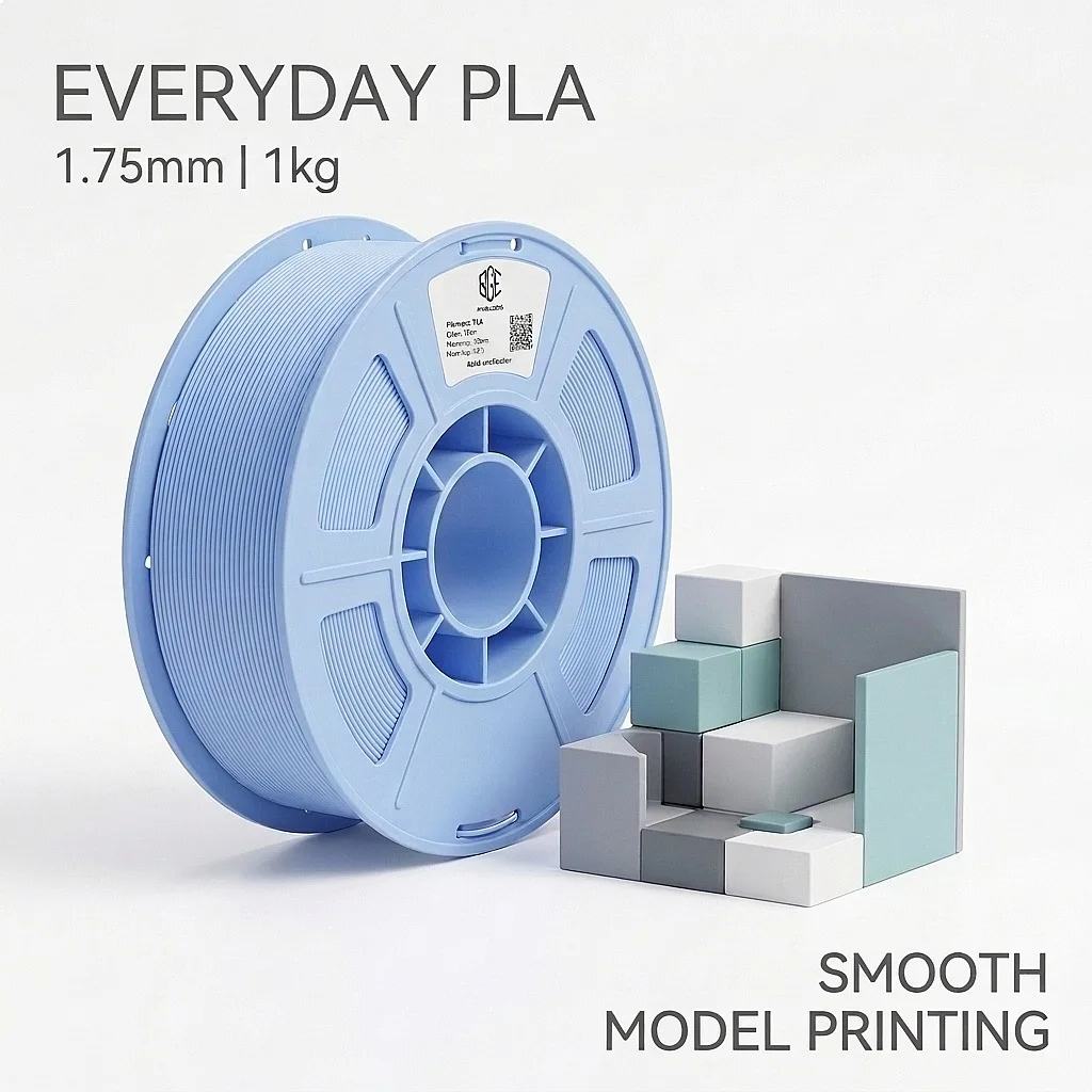 PLA Filament 1.75mm 1kg Smooth FDM 3D Printer Material Moulding China Models Education DIY Prototyping Creative