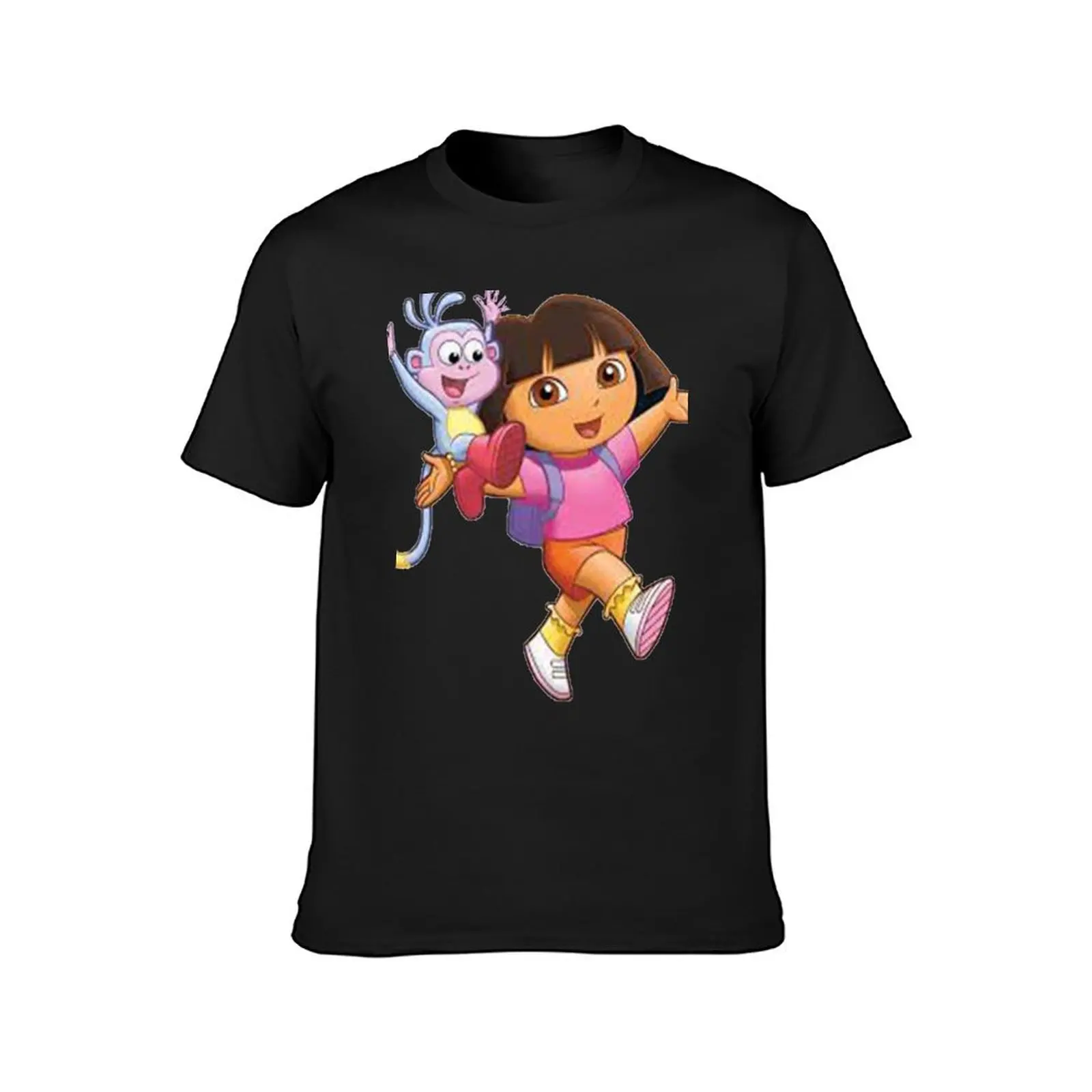 dora love t-shirt T-Shirt summer clothes korean fashion sports fans Aesthetic clothing Men's t shirts