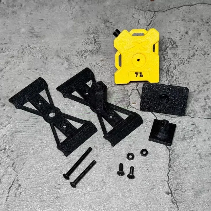 

RC Spare Tire Carrier Tire Mount Bracket for Axial SCX10 III 1987 Toyota SR5 1/10 Rock Crawler Truck Bed Bolt-On Accessories