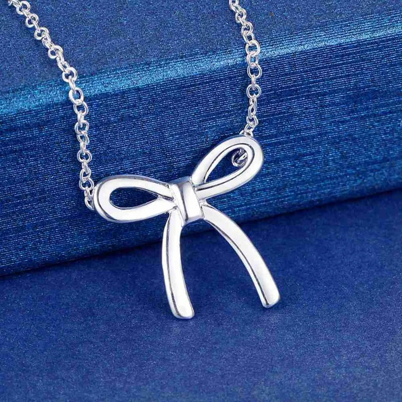 

Новое ожерелье из стерлингового серебра 925 пробы с подвеской для женщин, свадебные украшения, роскошные модные ювелирные изделия для помолвки, высококачественные классические подарки для вечеринок