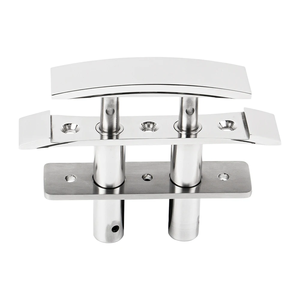 NEW!Boat Cleats 316 Stainless Steel Pop Up Cleat Retractable Heavy Duty Pull Up Cleat Flush Mount Deck Cleats with Backing Plate