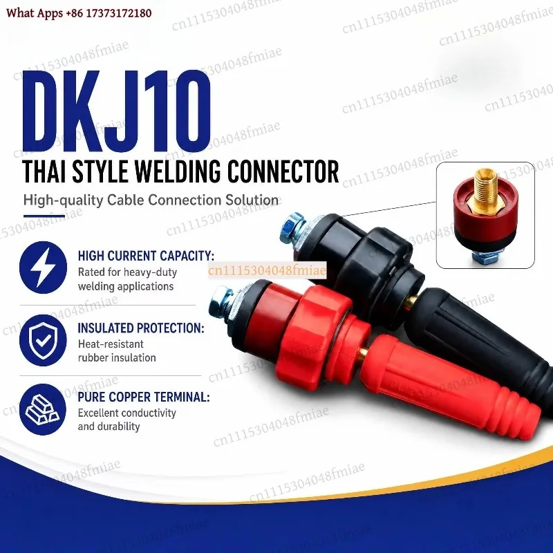 4PCS DKJ10-25/35-50/50-70 DKZ10-25/35-50/50-70 Quick Connector Plug Socket TIG Welding Cable Panel Joint for Welding Machine