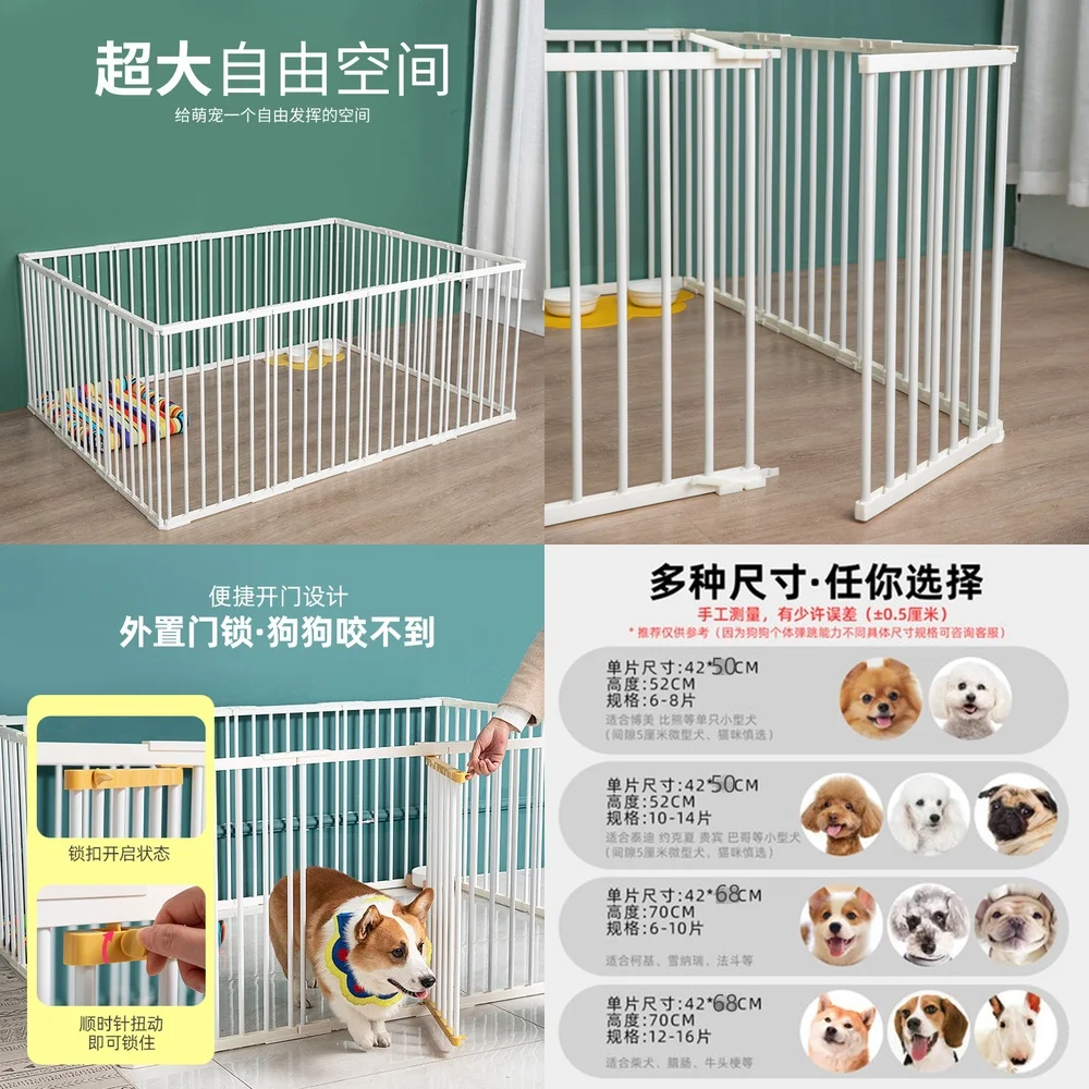 

Pet Playpen Fence for Dogs Small Medium Size Indoor Dog Crate Portable Foldable Pet Enclosure Puppy Barrier Home Use Dog