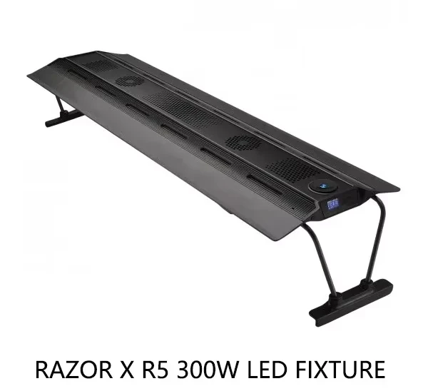 Lampu Akuarium TLF Maxspect Razor X R5 Seri Sea Coral Light dengan Kontrol Wi-Fi, Bodi Aluminium, dan Layar OLED LED Fixture