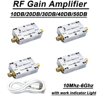 High Flatness Amplifier LNA 10Mhz-6GHz 20DB 30DB 40DB 50DB RF Power AMP Drive Signal Radio FM Shortwave GNSS LORA Walkie-talkie