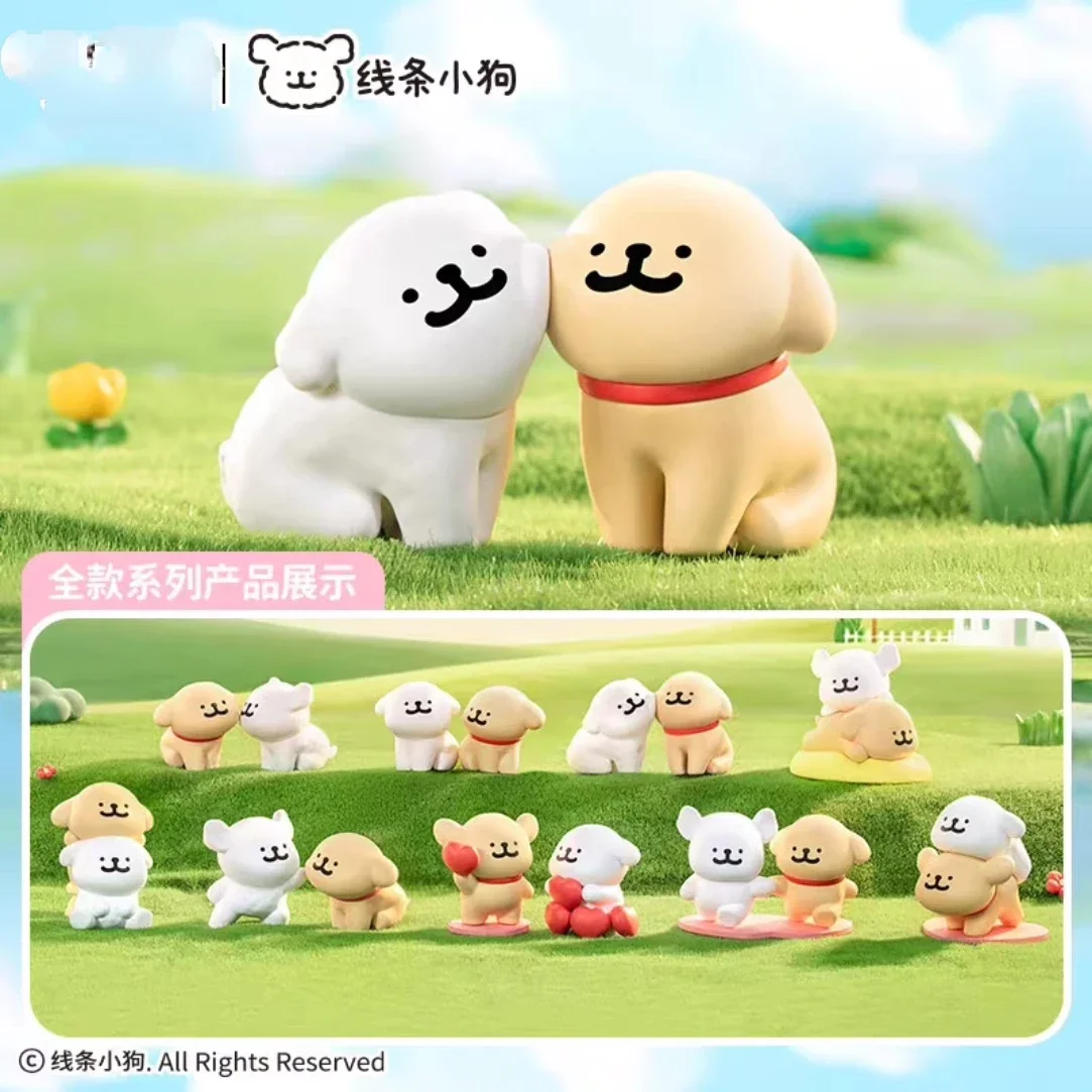 Maltese Happy Together Series Blind Box Toys Surprise Box Figure Anime Cartoon Model Collection Cute Dog Girls Birthday Gift