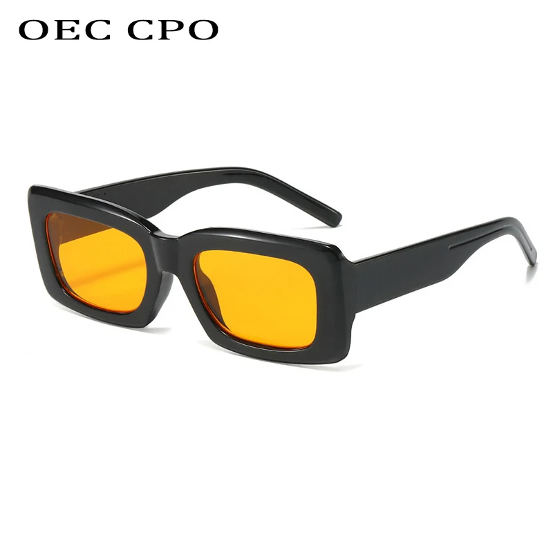

Vintage Square Sunglasses for Women Luxury Designer Brand Classic Yellow UV400 Fashion Outdoor Sun Glasses