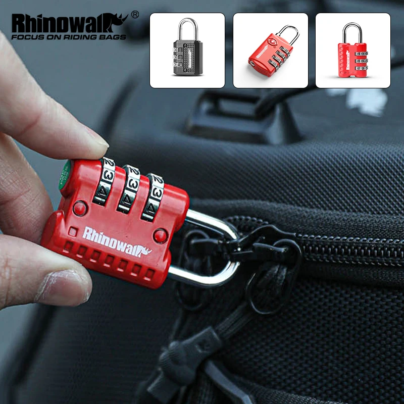 Rhinowalk TSA Lock 3 4 Digit Combination Lock For Luggage Travel Security Lock Suitcase Lock Zinc Alloy Portable Padlock