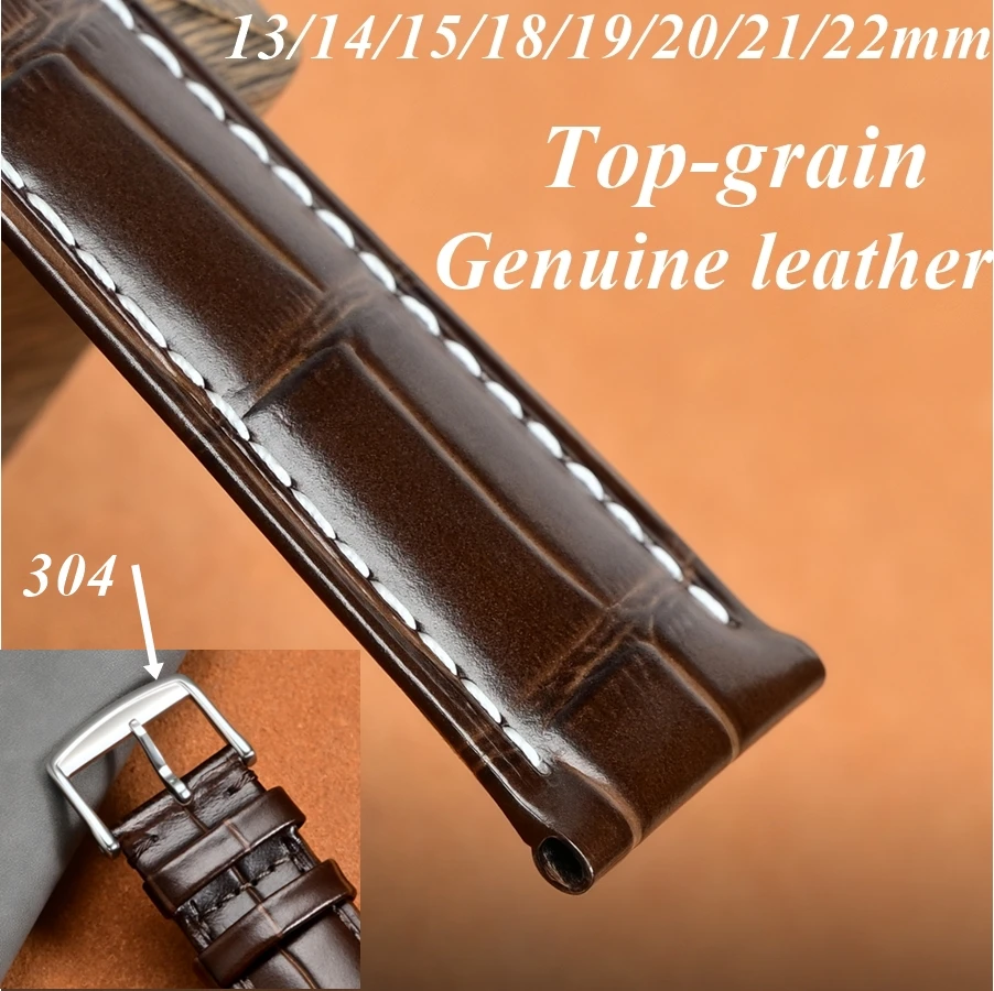 Pelle 13/14/15/18/19/20/21/22 mm ‌ Cinturino per orologio per Longines Master Collection DolceVita La Grande Classique Band Uomo Donna Cintura