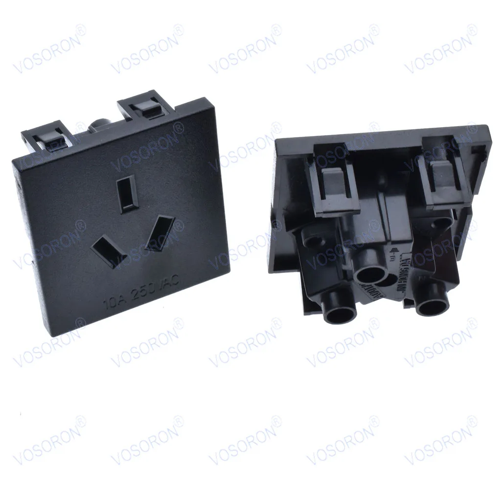 AC Power Socket Australian Type 10A Type I Power Outlet For China For PDU Cabinet Wall Self-assembly New Zealand