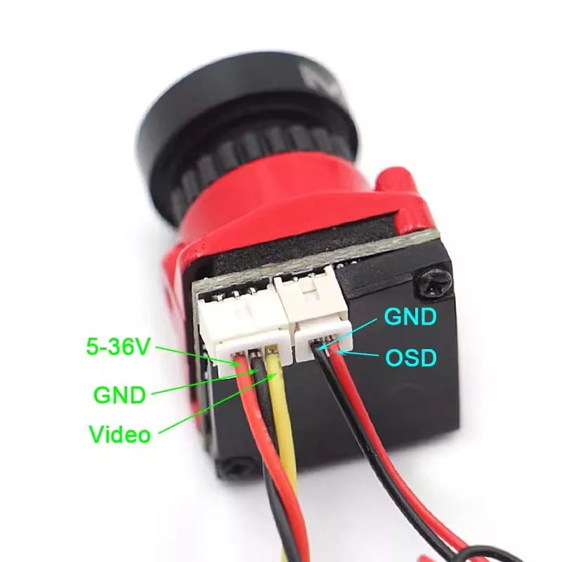 FPV Racing Drone Camera with 2000-Line Ultra-High Night Vision Lens, 2.1M Resolution, 5.8G RC Model