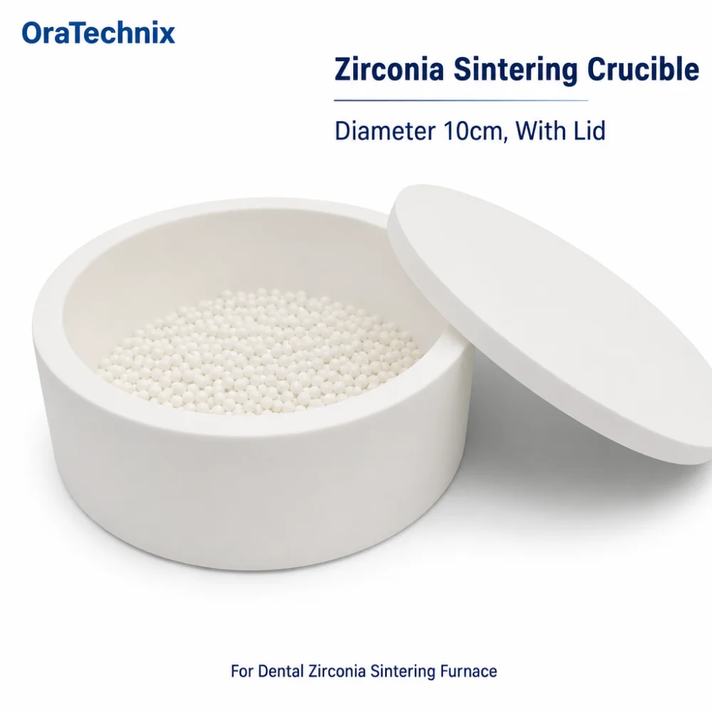 Dental Zirconia Sintering Dish Porcelain Teeth Crucible High Temperature Resistant Material Zirconium Tooth Sintering Furnace