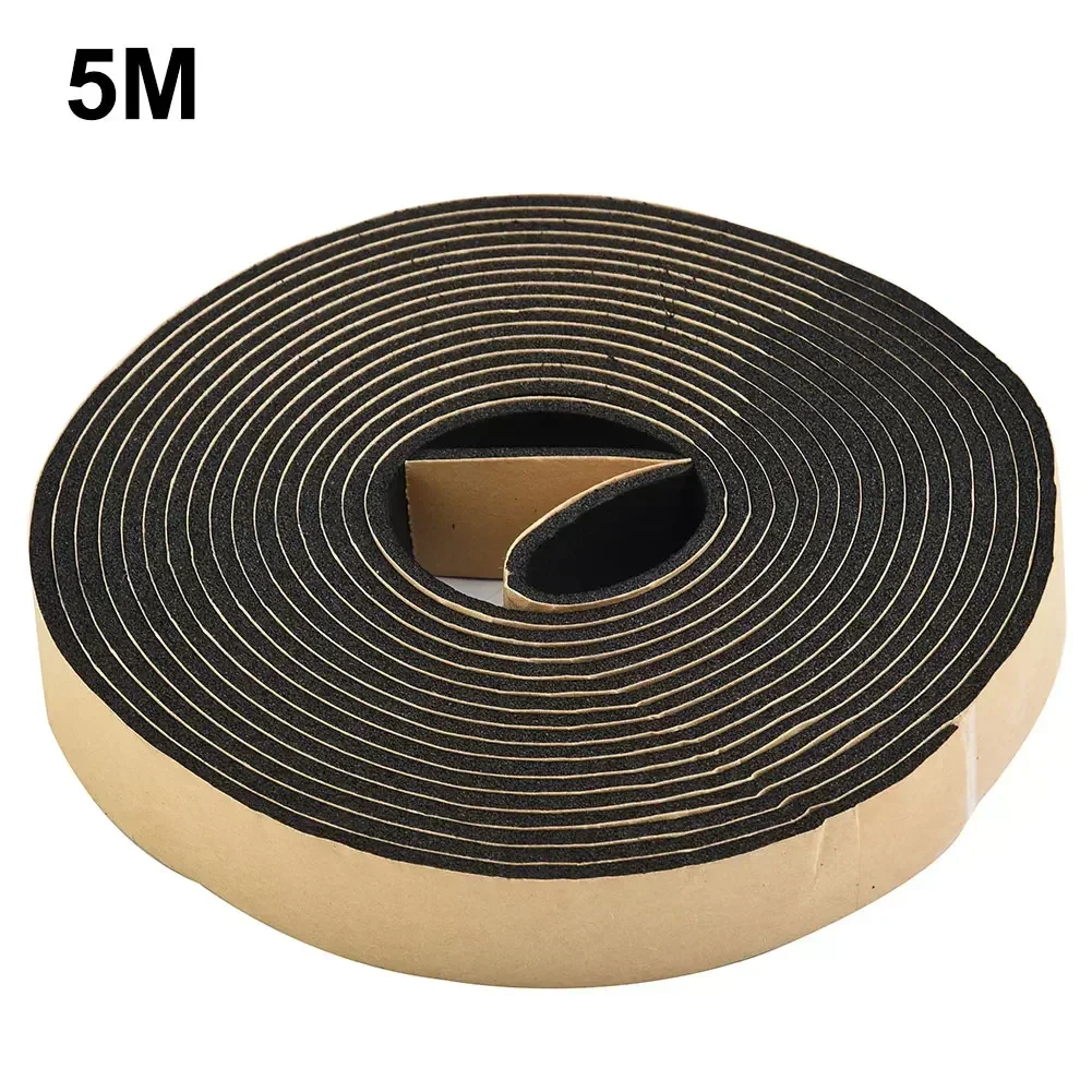 5M Car Side Door Glass Seal Weatherstrip Rain Visor Universal Sealing Strip Noise Insulation Anti-Dust Auto Interior Accessories