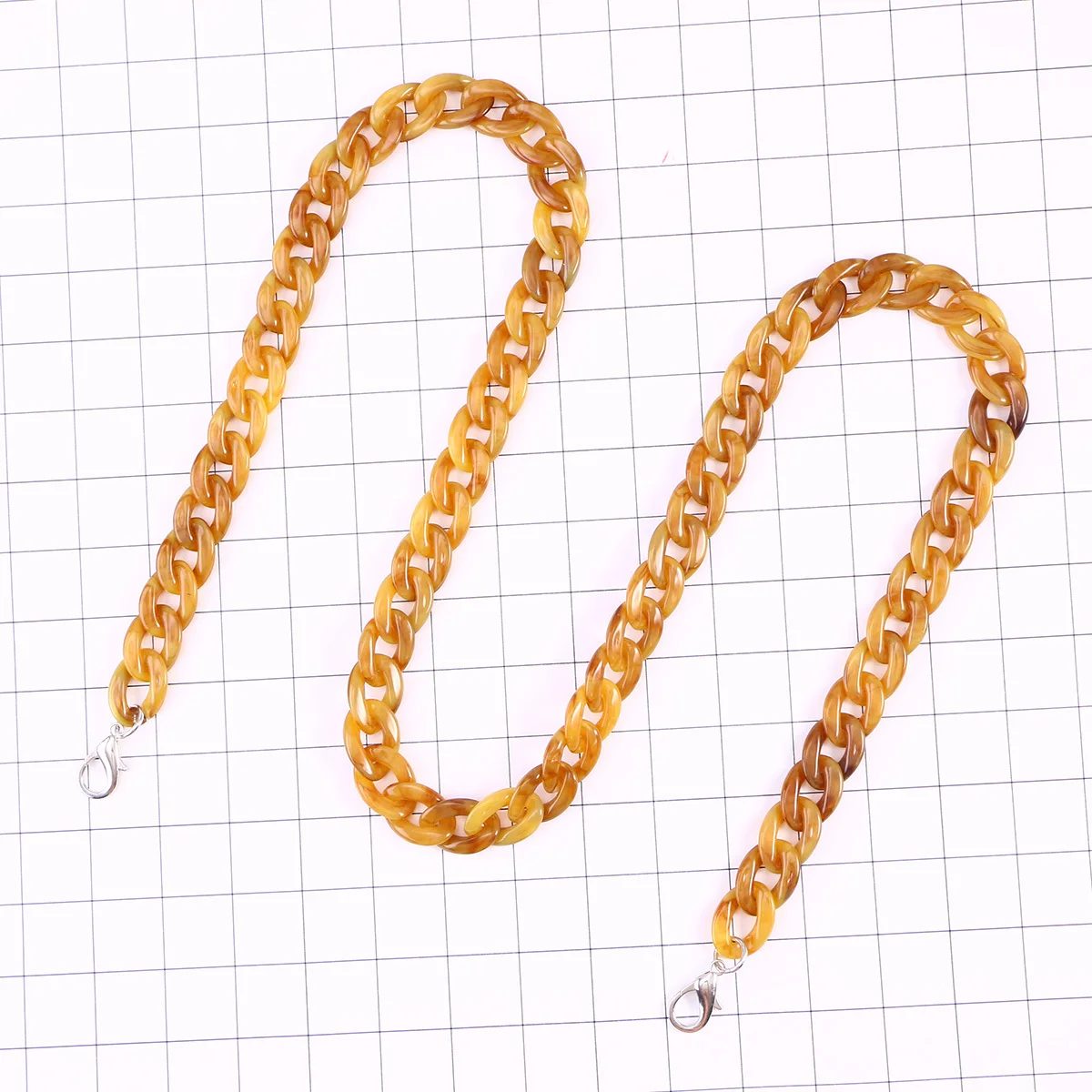 60cm 樹脂チェーンバッグストラップ交換用 女性用ショルダーバッグ トラベルパーティー ビジネスアクセサリー アンバーバッグストラップ