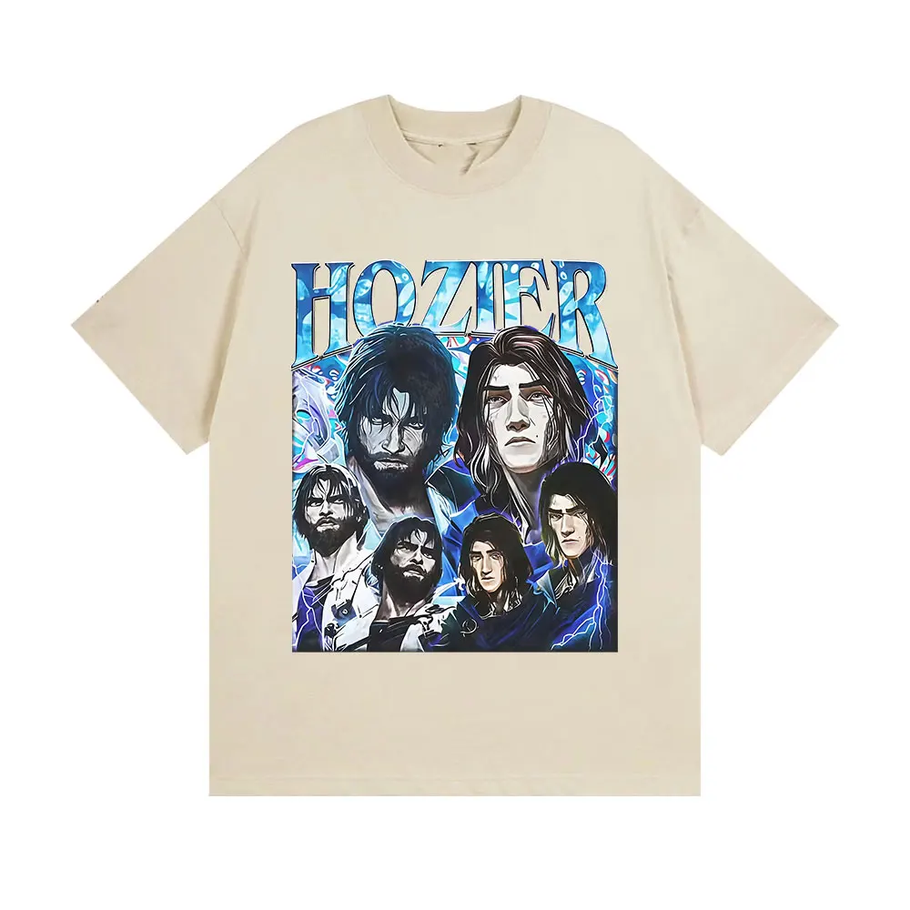 محدودة آرثر مورغان Hozier الجرافيك تي شيرت ملابس للرجال تأثيري تي شيرتات قصيرة الاكمام رجل خمر بلايز القطن عالية الجودة