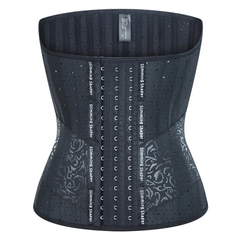 Long Torso Latex Waist Trainer Corset Body Shapewear Women 25 Steel Bone Colombian Girdles Waist Cincher Slimming Belly Sheath