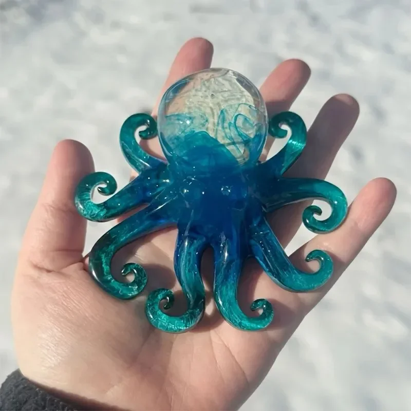 Marine Octopus Silicone Mold, DIY Creative Handicrafts, Suitable for Home Tabletop Ornaments, Glue Mold, Resin Silicone Mold