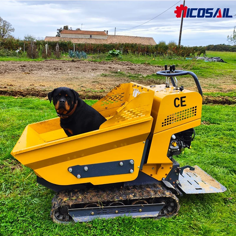 800kg Mini Loader Dumper High Load Bearing Capacity Small Dumper Trucks For Sale