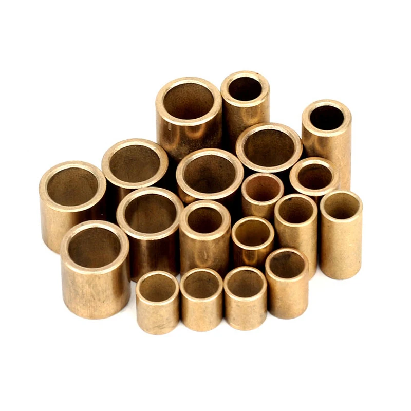 1Pcs Powder Metallurgy Bearing Copper Sleeve ID 20/22/25/28/30/32/35mm Brass Bushing Guide Sleeve Copper Base Bearing