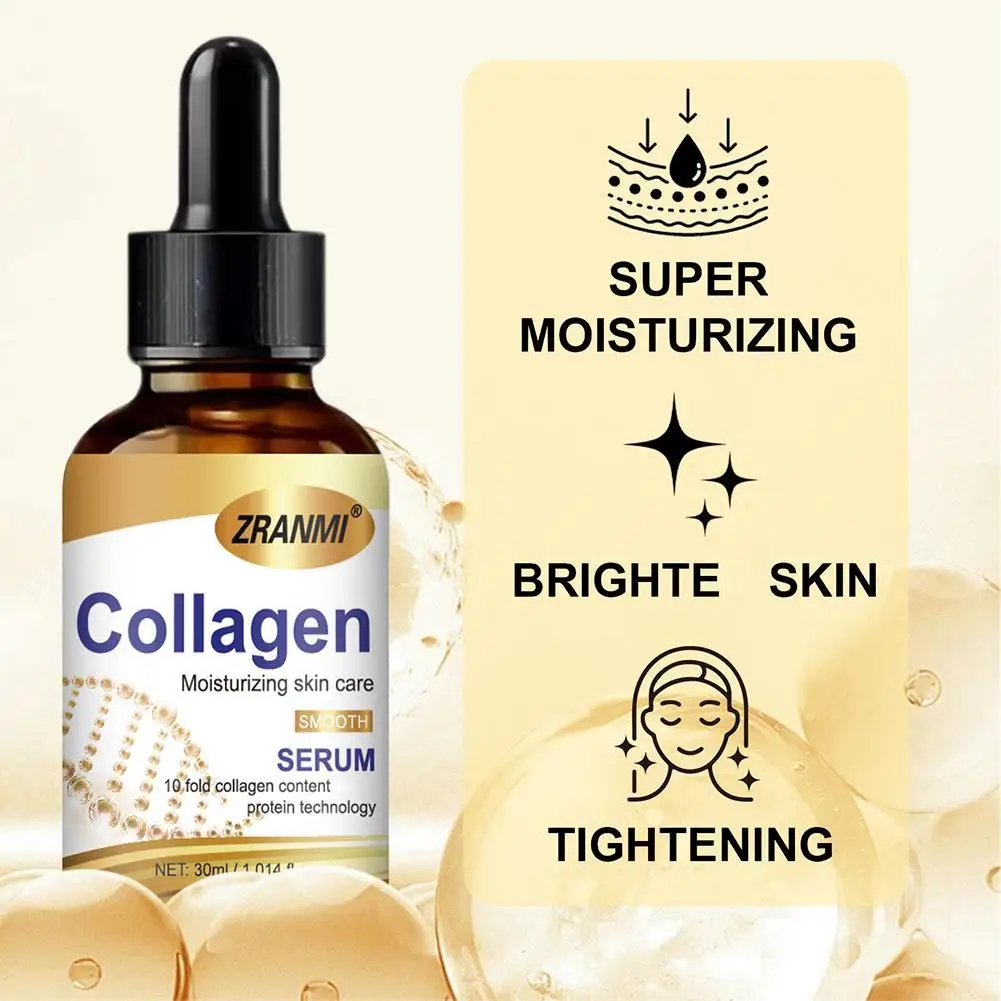 

30ml Collagen Face Serum Face Moisturizing Advanced Collagen Boost Serum hydrating Essence Face Care for women