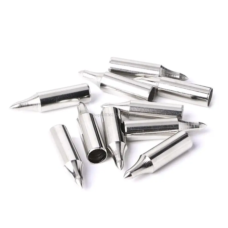 

10Pcs Metal Head Tips Point Arrowheads for Compound Bow Recurve Bows Accessories