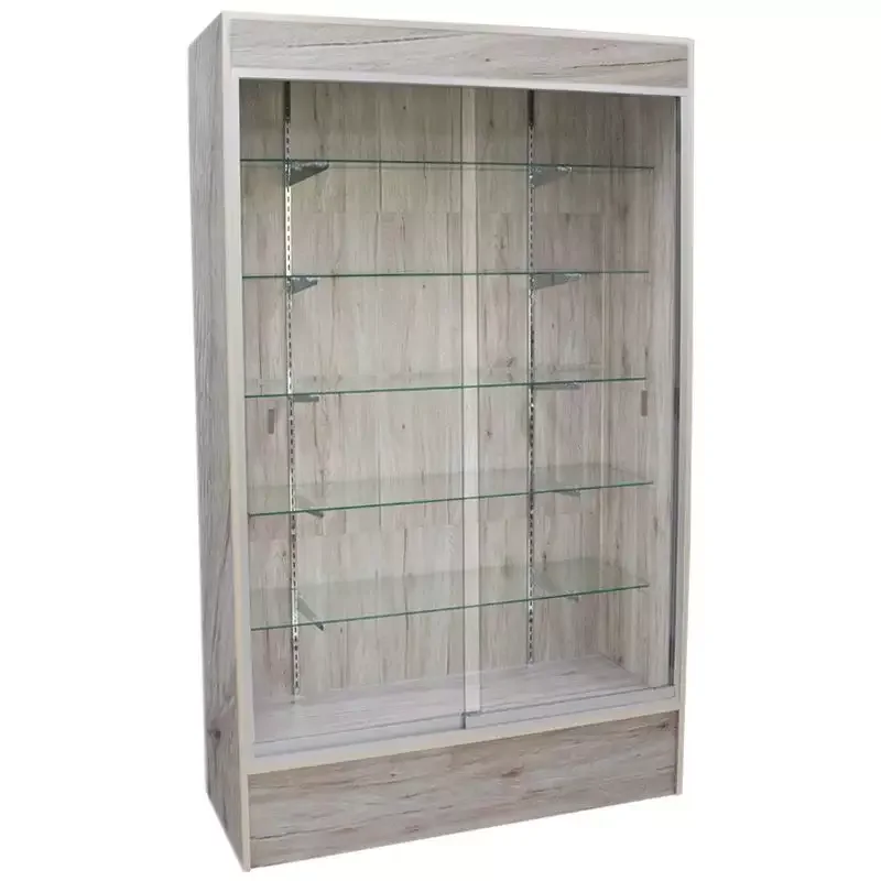 2025Customized. Hot Sale Customized Shop Mall Decoration Wooden Jewelry Shop Display Cabinet Floor Standing Multipurpose Glass S