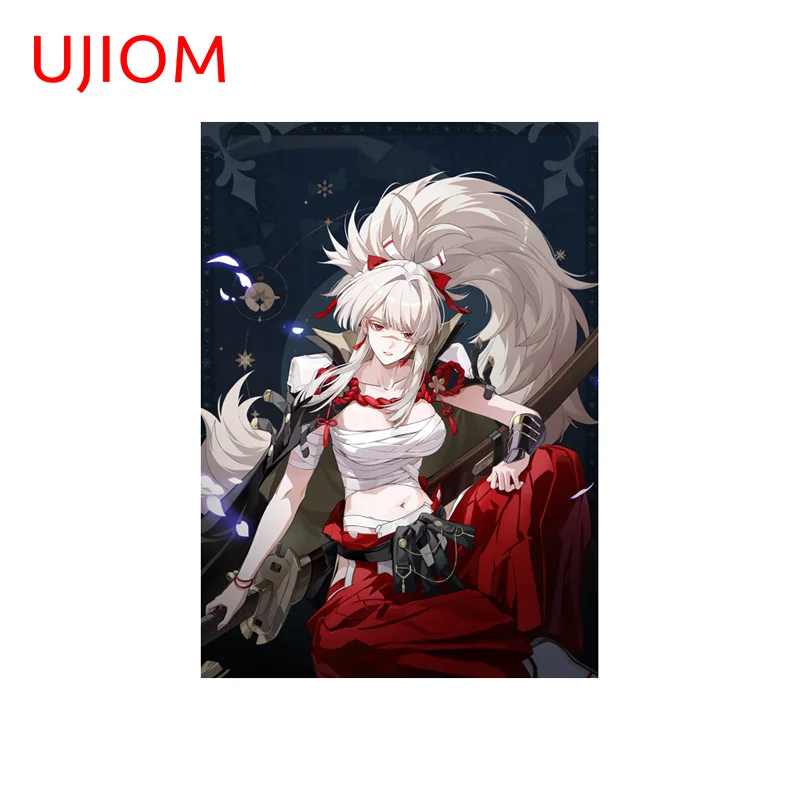 UJIOM Hiyuki Wuthering Waves War Damaged Aesthetic Wall Sticker Enchanting Sunscreen PVC Decal  Bedroom Decoration Wallpapers