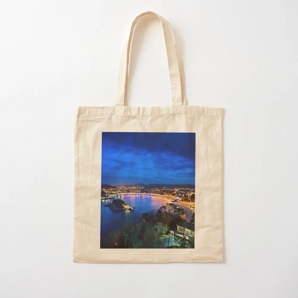 

Ночи вembalia — сумка San Sebastian Tote Bag, персонализированная сумка-тоут, холст, холст