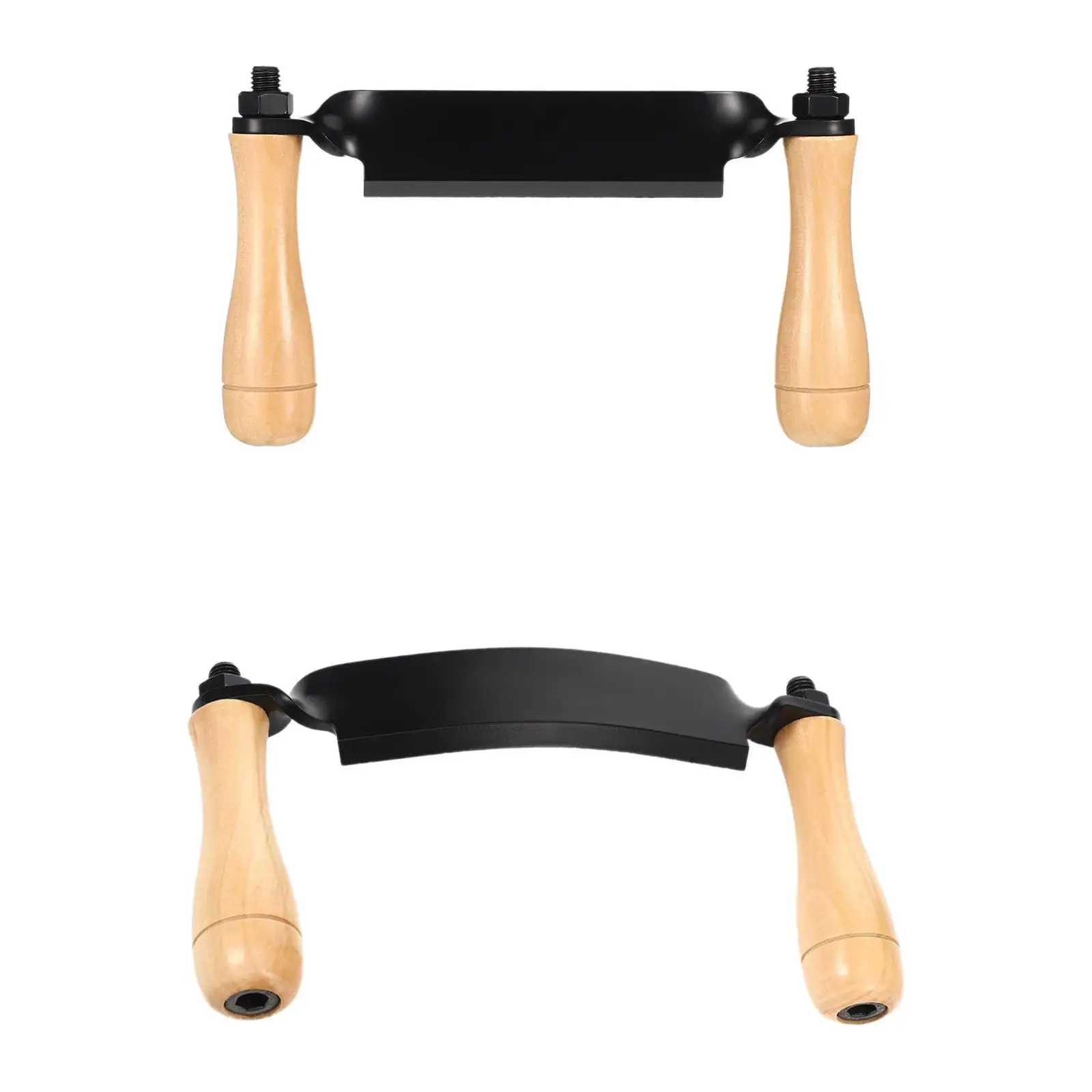 Knife Wood Handle Draw Shave Woodworking Debarking Tool Sturdy Iron Blade for Fast Bark Removal and Clean Shaping