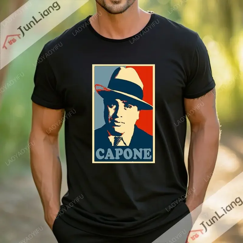 ギャング、アル・カポネTシャツ、オリジナルギャング、マフィア、半袖