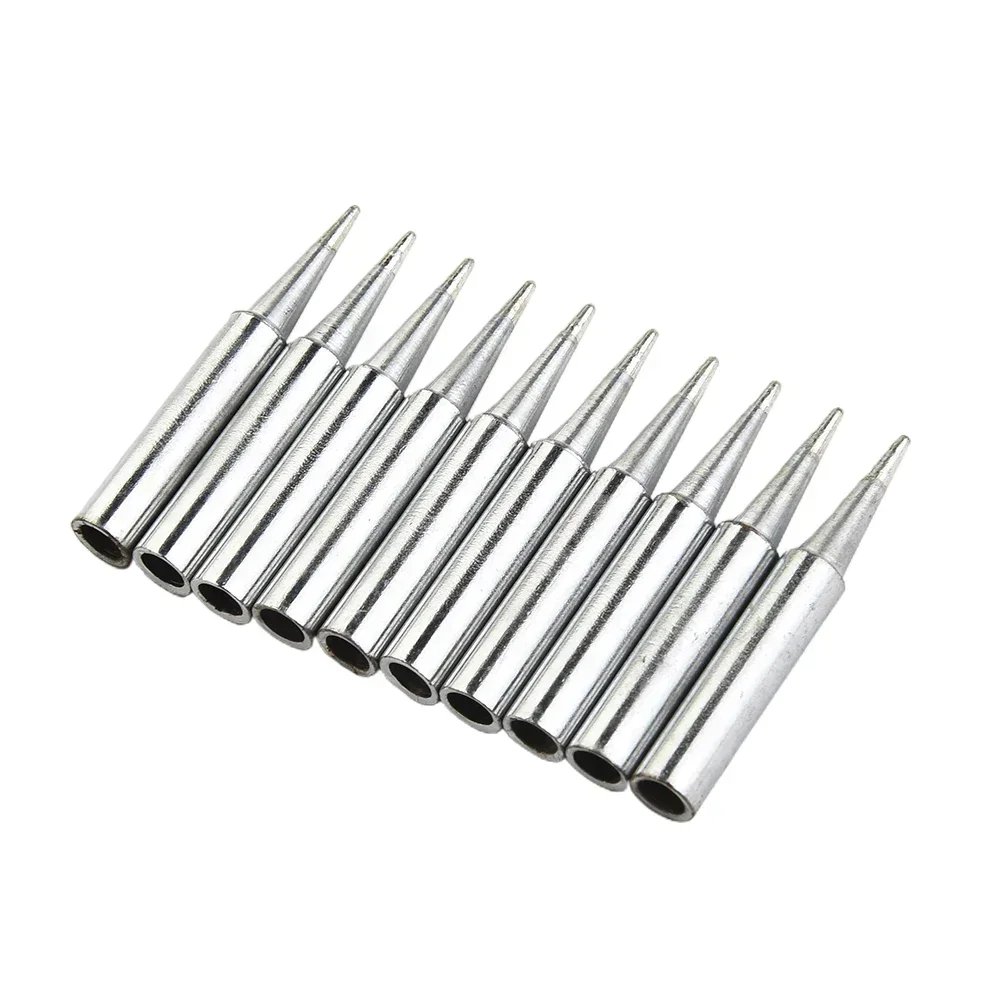 

Station Solder Iron Tips Tool Workshop 10pcs.900M-T-B Adapter Equipment Head Industrial Lead-free Parts Pure copper Rework