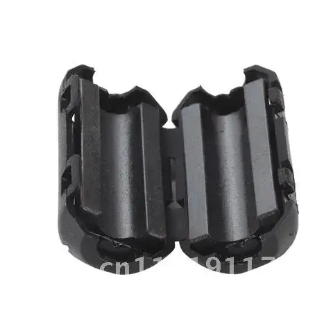 10Pcs EMI RFI Noise Ferrite Core Filter Mini removable Black Clip avoiding interference shield radiatio Filters Ferrite Core 0J9