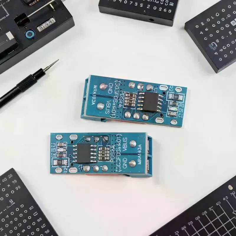 1/2/5Pcs Adjustable USB Type-C Tester, 5-20V Blue PD Power Supply Module, 100W Fast Charging Test PD Trigger Board