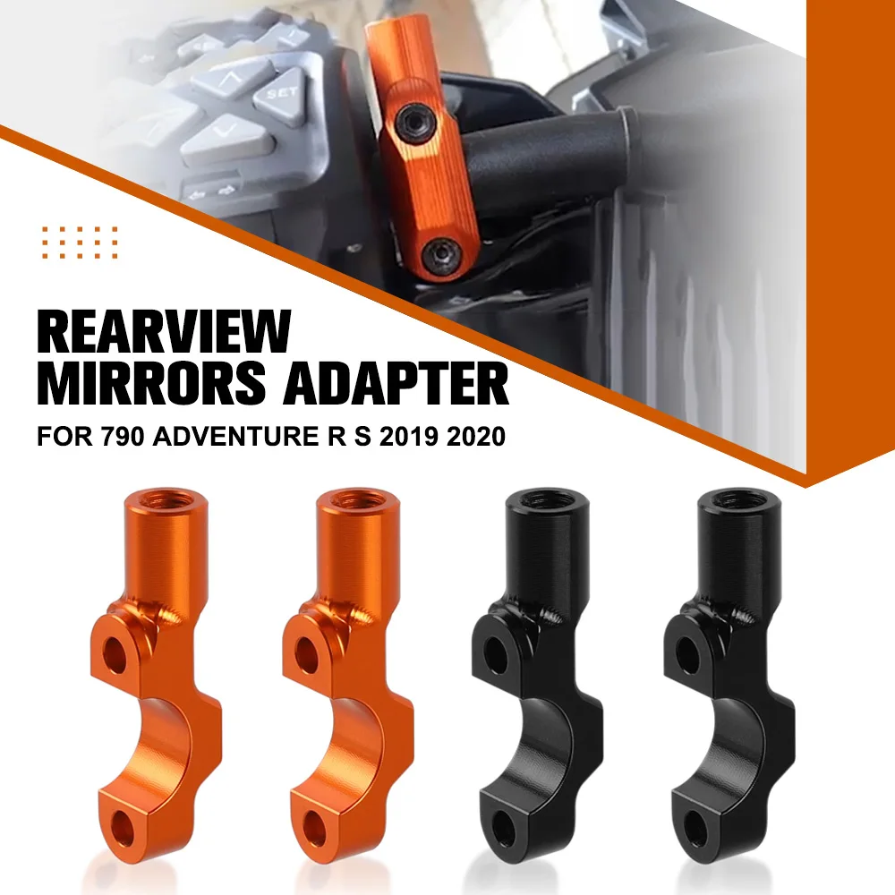 

Motorcycle Handlebar Master Cylinder Mirror Adapter Mount Holders Bracket Clamp Accessories FOR 790 Adventure R S 2019 2020