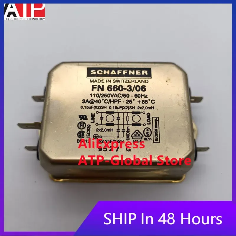 1pcs FN 660-3-06 Filter 3A 110V-250V Integrated Chip Electronic Components BOM Allocation Original spot inventory