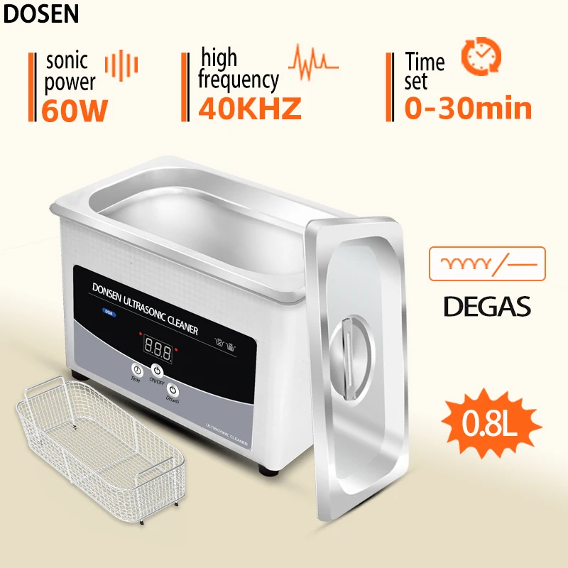 Dongsen ultrasonic cleaning machine, household washing glasses, jewelry, watch nozzles, small industrial cleaning machine