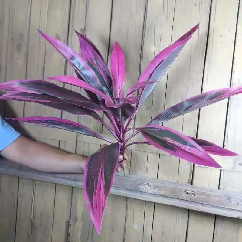 

2 шт., 45 см искусственное банановое растение с тропическими растениями в горшке, искусственная трава, украшение для дома, настольное растение, стены