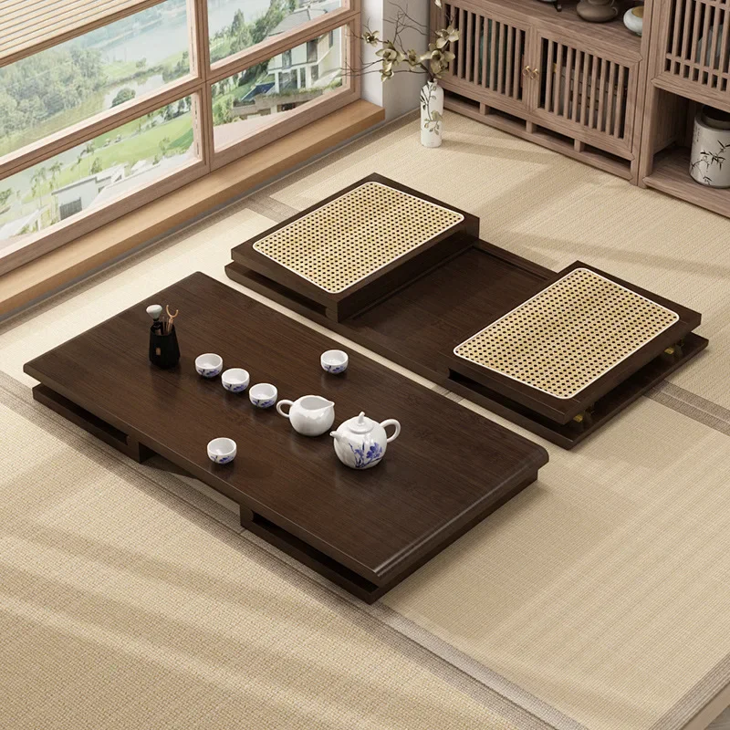 

Foldable, tatami Japanese bay window table Zen small table household living room coffee table small apartment bedroom sitting