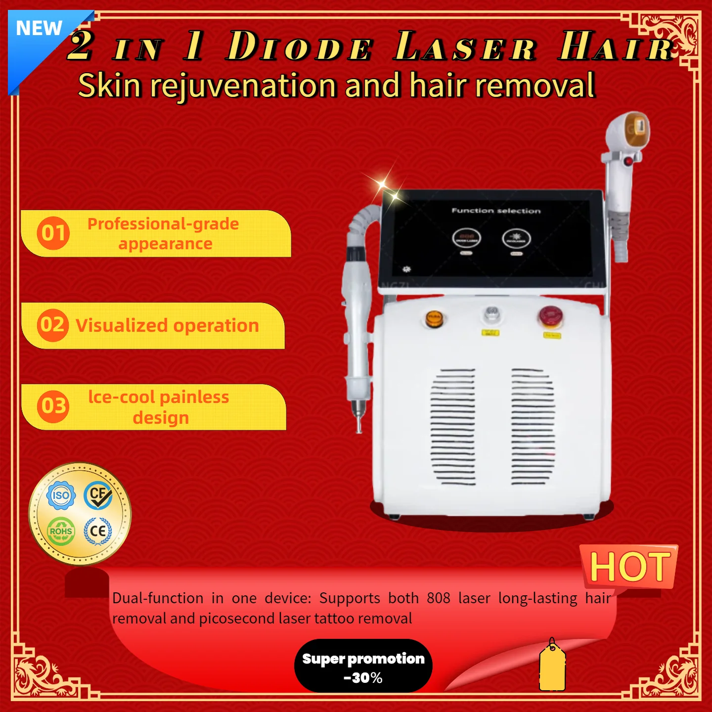 2 In 1 Diode Laser …