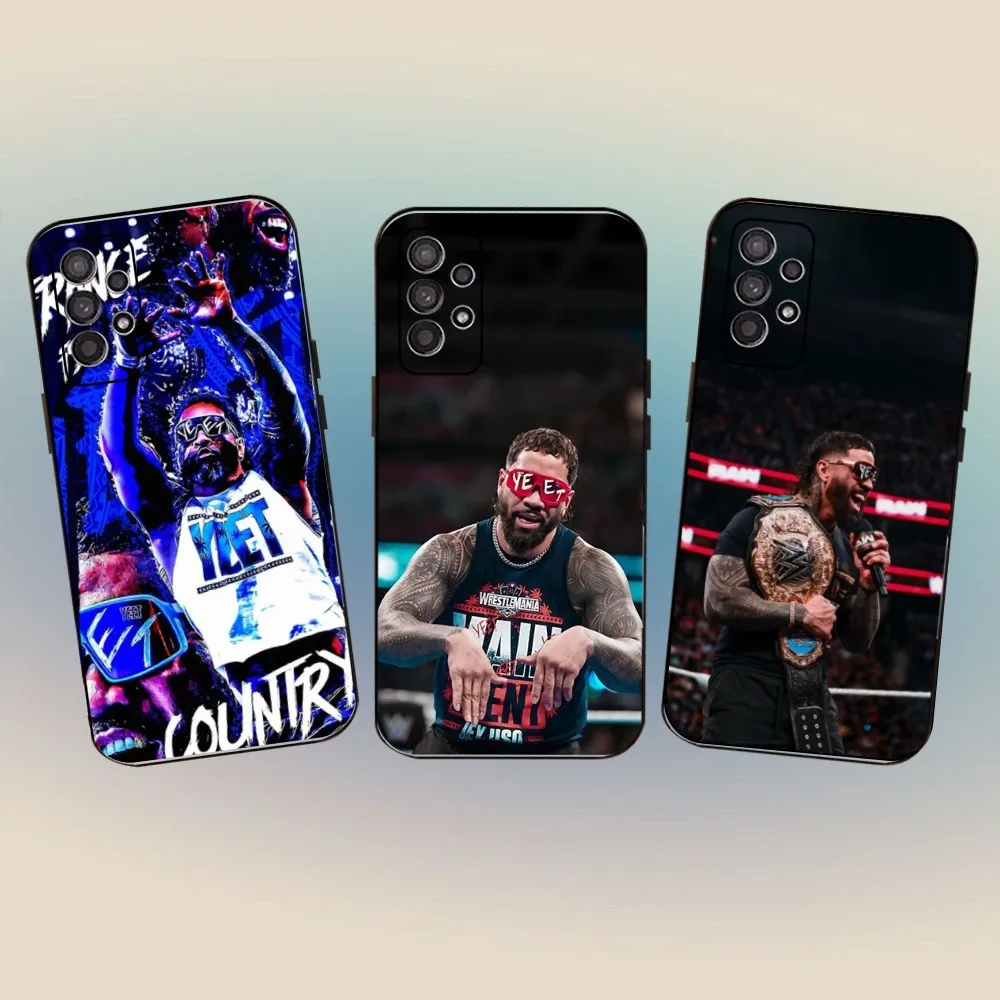 

Jey Uso YEET Phone Case For Samsung Galaxy A13,A21s,A22,A31,A32,A52,A53,A71,A80,Soft Black Shell