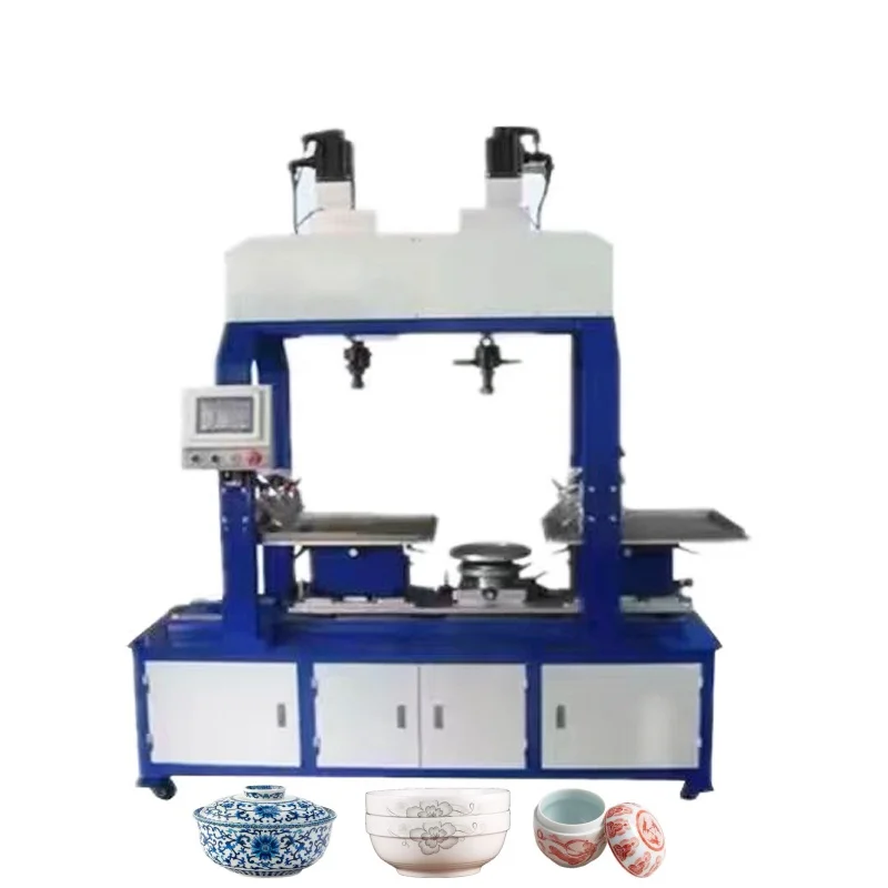 Easy to Operate Semi Automatic 2 Color Ceramic Decal Pad Printing Machine Pneumatic Printing Pad Machinery