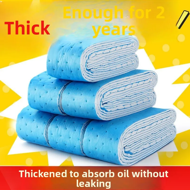 Disposable Thickened Range Hood Oil Absorbing Cotton Strips Waterproof Oilproof Kitchen Grease Filter Paper For Household
