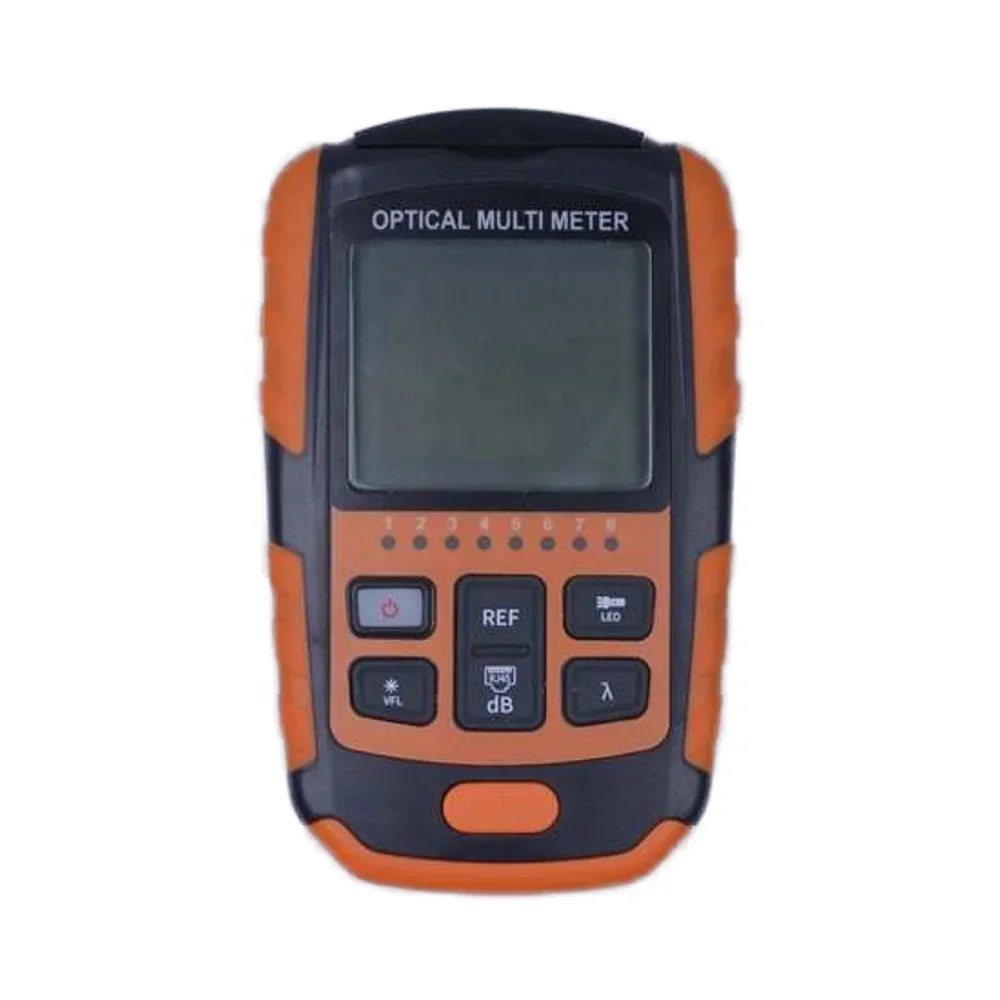 4-in-1 Mini Optical Fiber Power Meter Visual Fault Locator and Network Cable Test Equipment with APC SC Connection